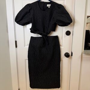 J. Crew Quilted Open Back Dress